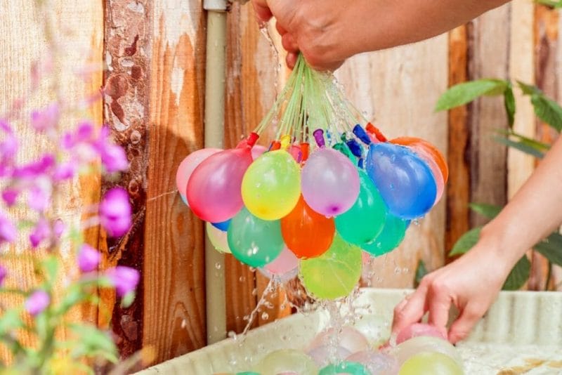 hinchador de globos de agua para llenar 30 globos a la vez